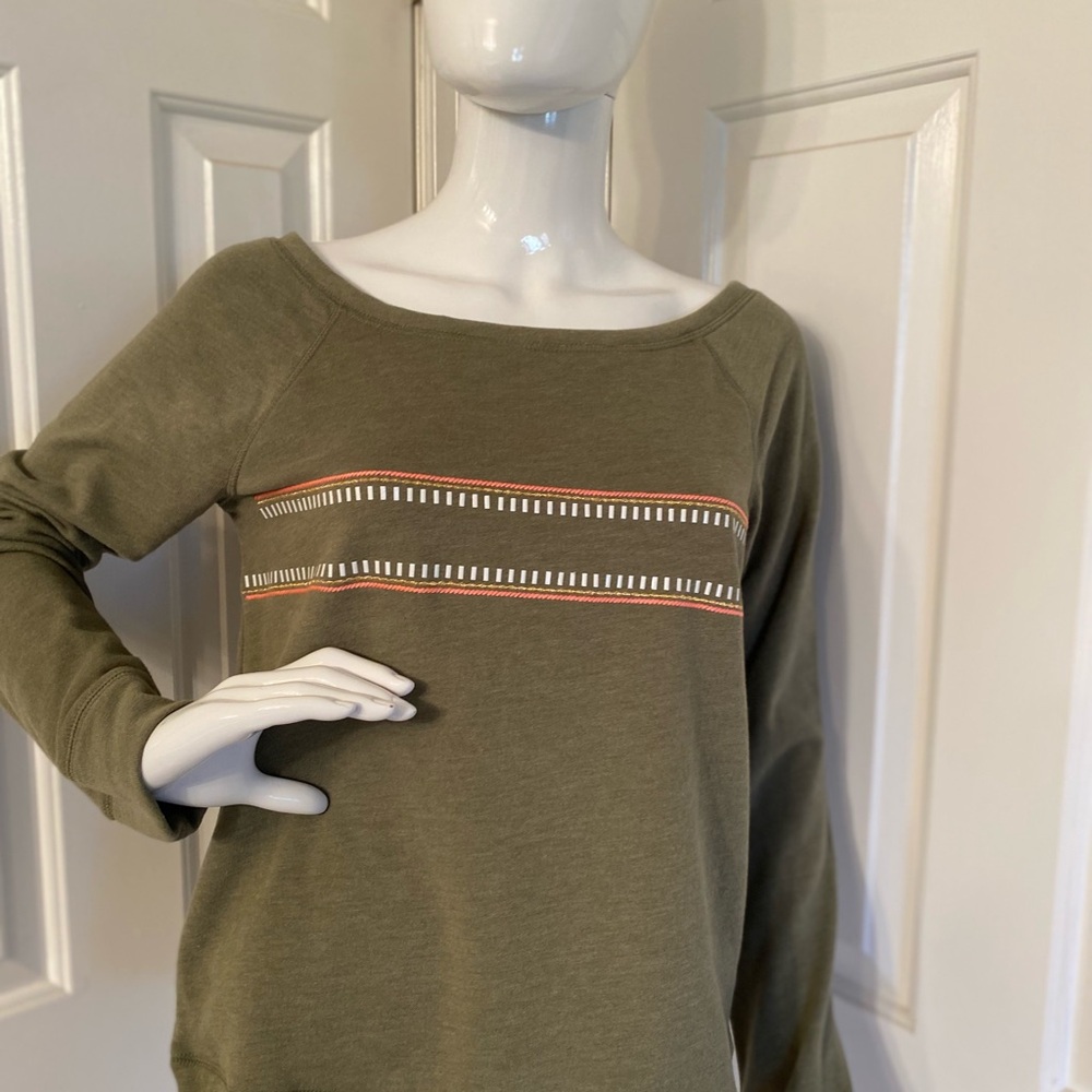 Victoria's Secret Olive Green Sweatshirt Sz small